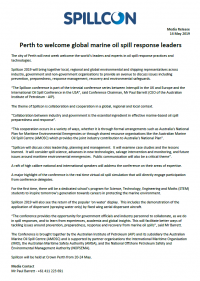  Spillcon Press Release Final