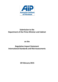 AIP International Standards RIS Submission 
