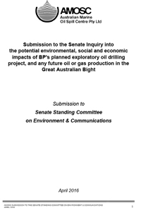 AMOSC Submission to the Senate Standing Committee on Environment and Communications