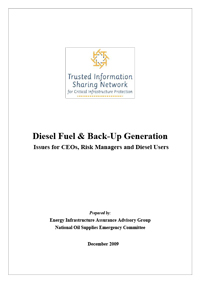 Diesel Fuel and Back-up Generation Issue