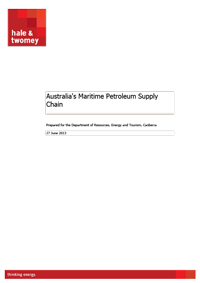 Report into Australia's Maritime Petroleum Supply Chain