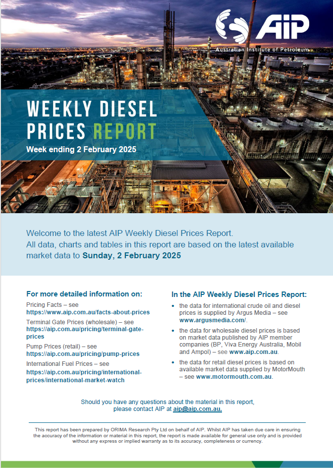 Weekly Diesel Prices Report - 2 February 2025