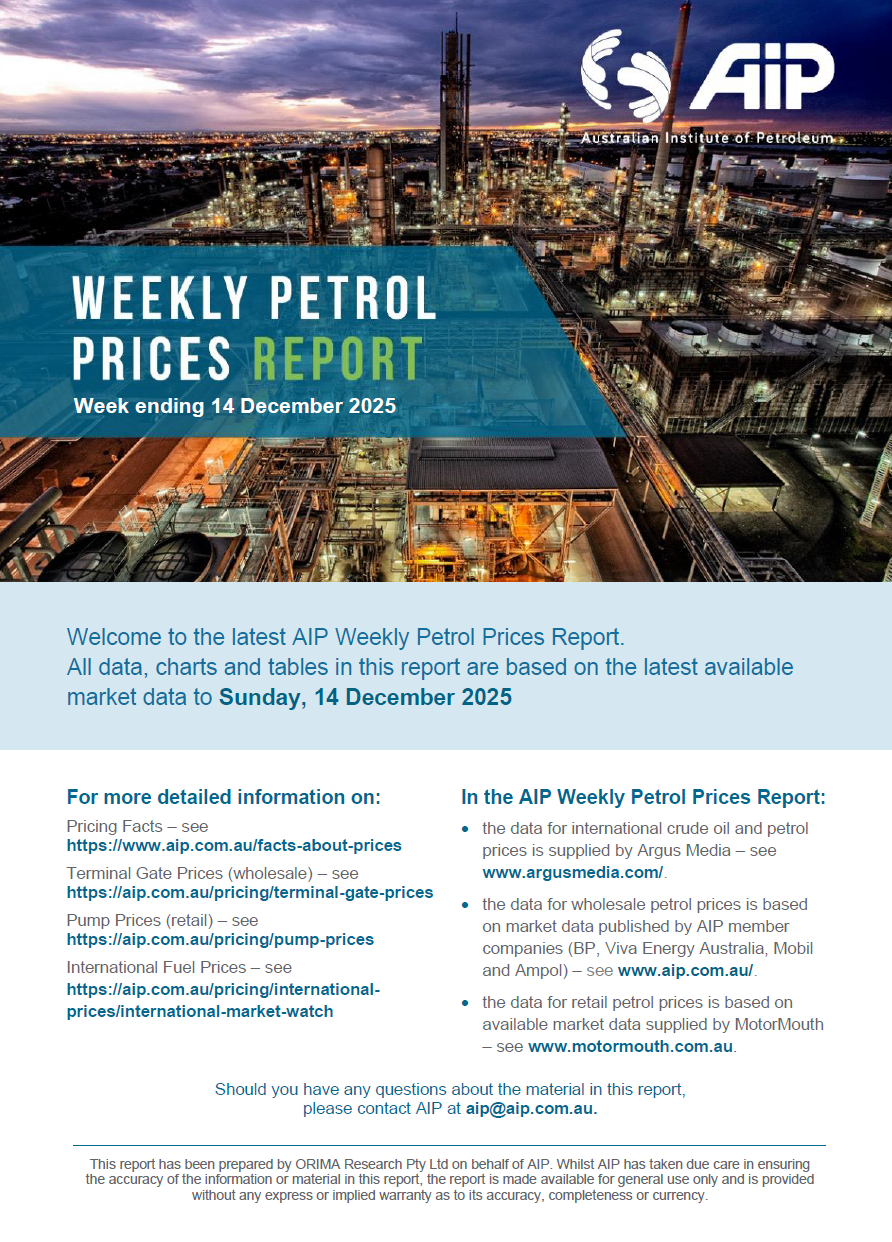 Weekly Petrol Prices Report - 14 December 2025