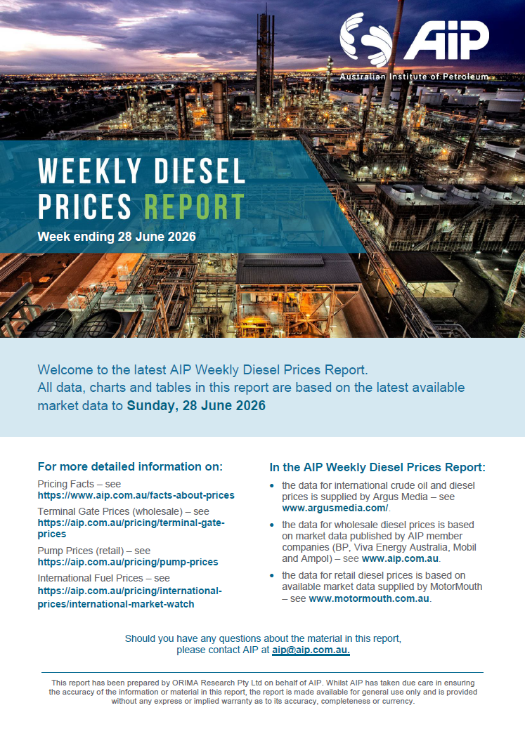 Weekly Diesel Prices Report - 28 June 2026