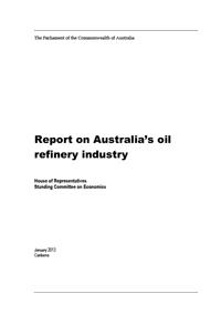 The Oil Refining Industry and Supply Security