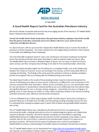 Media Release - Health Watch 15th Report